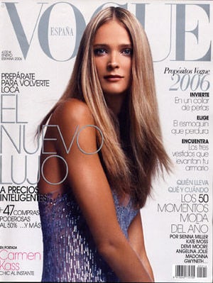 Carmen Kass for Vogue México (September 2012) 