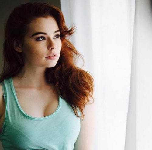Sabrina Lynn, Cute And Sexy Red-Haired American Model
