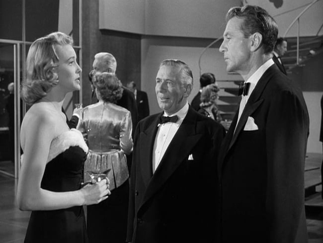 Patricia Neal, Ray Collins and Gary Cooper.