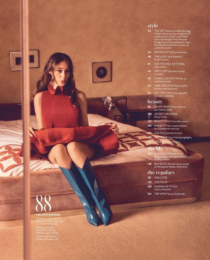 Alycia Debnam-Carey - InStyle Australia April 2019 list