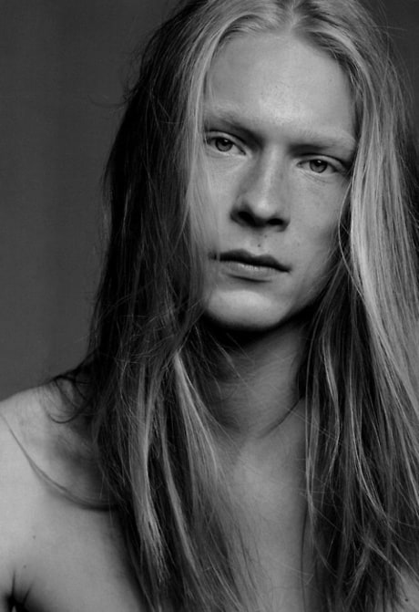Male Models With Long Hair list