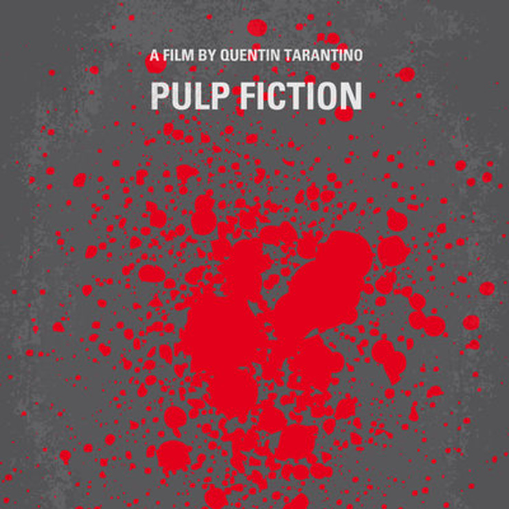 Quentin Tarantino Minimalist Movie Posters