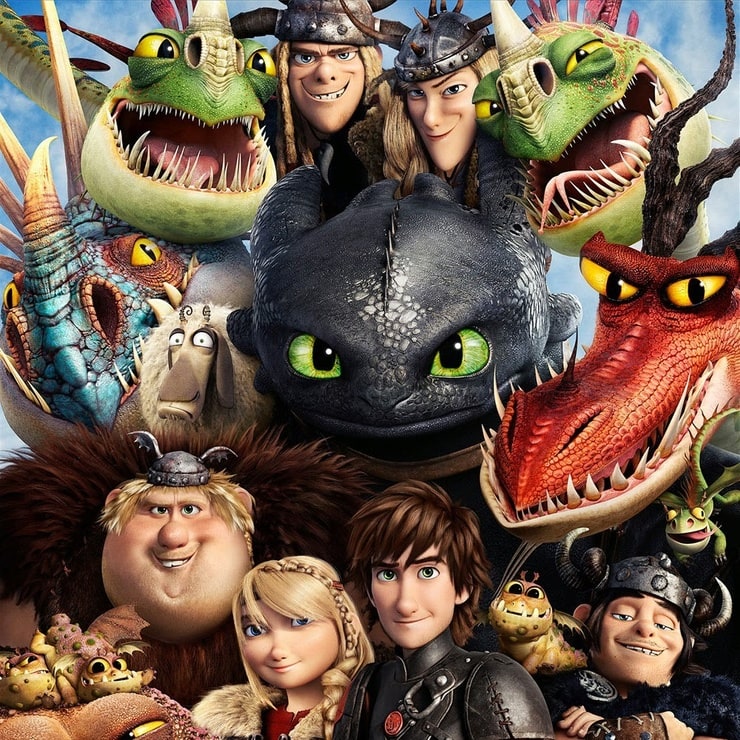 Celebs as "How to train your dragon" characters