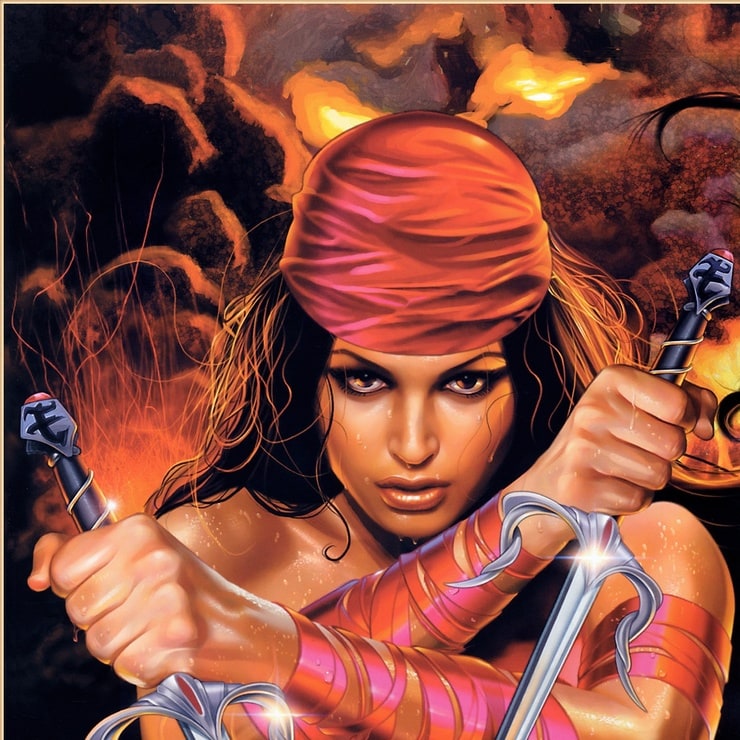 Elektra Marvel Comics Fight. Action Elektra. Цыганский гороскоп.